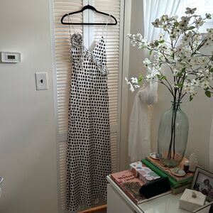 Zara viral  polka dot backless dress